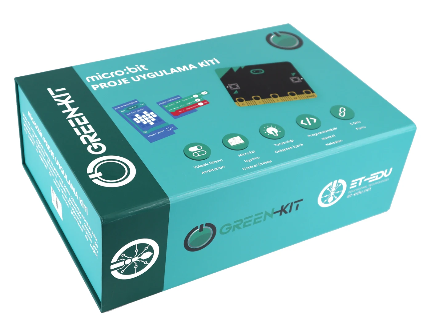 green-Kit micro:bit proje uygulama kiti kutusu
